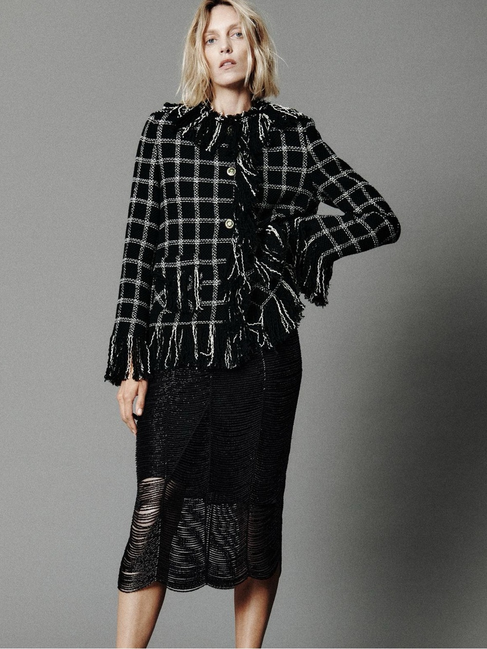Zara Limited Edition Fringe Jacket